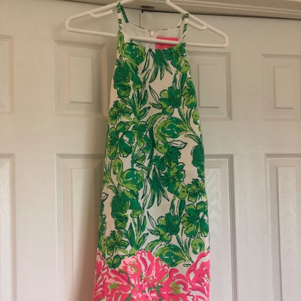 NWT Lilly Pulitzer Pearl Romper- Resort Flamingle
